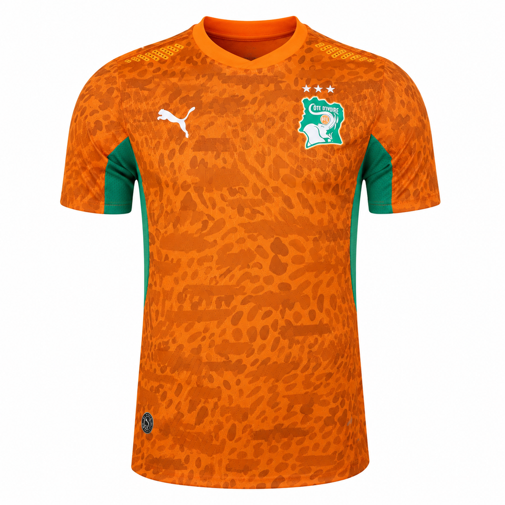 Maillot domicile Côte d’Ivoire 2026